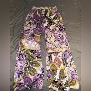 Melissa Paige Multicolor Paisley Pants